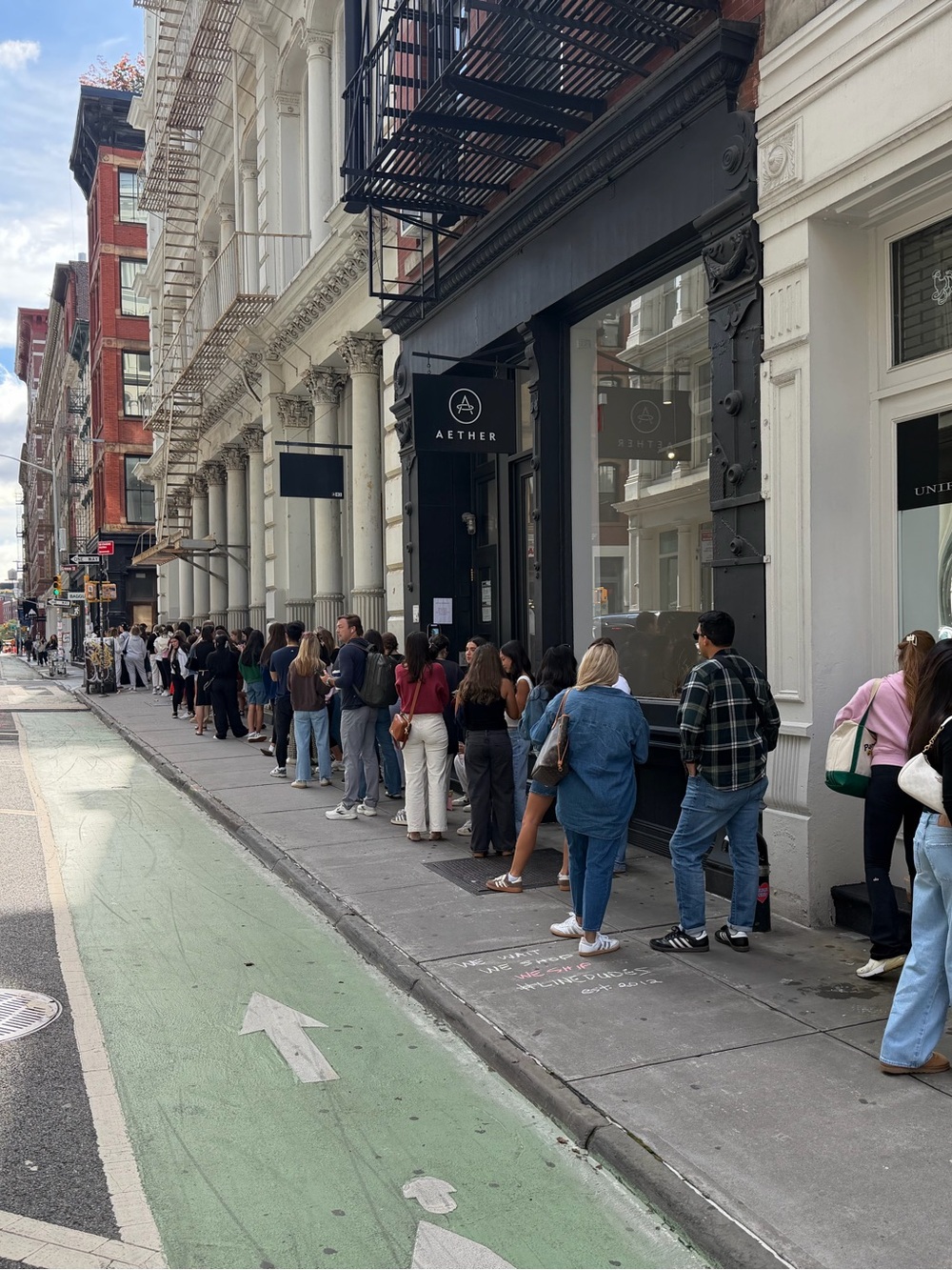 Parke NYC Pop-Up Denim Mockneck - Picture 2 of 3